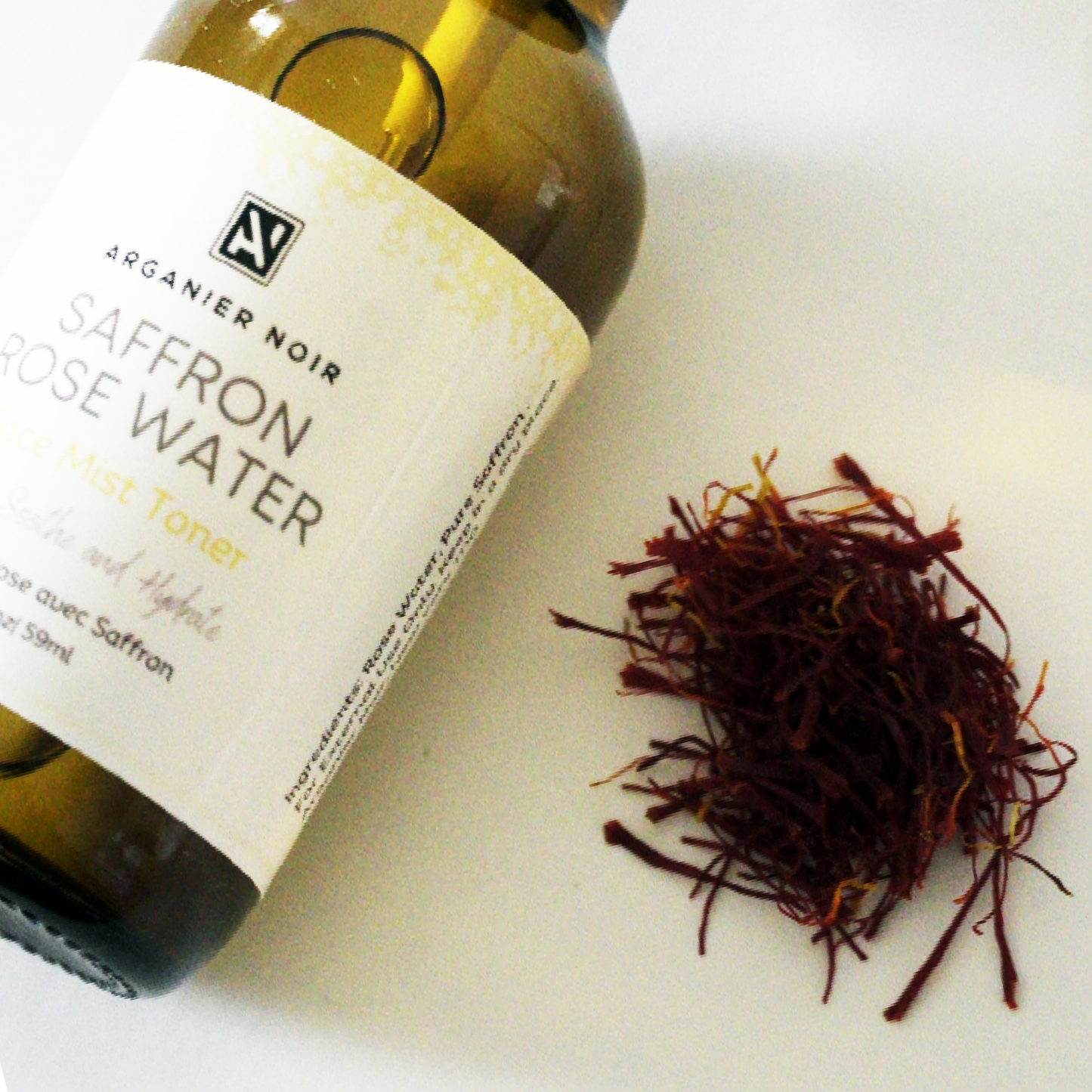 Saffron rose water