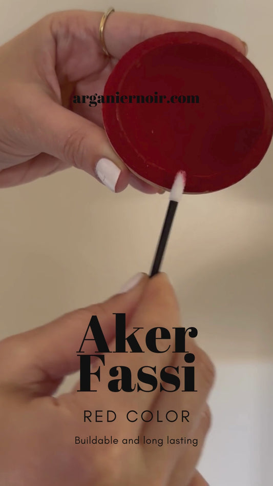 Aker Fassi 2 Moroccan Pots Red and Brick Color