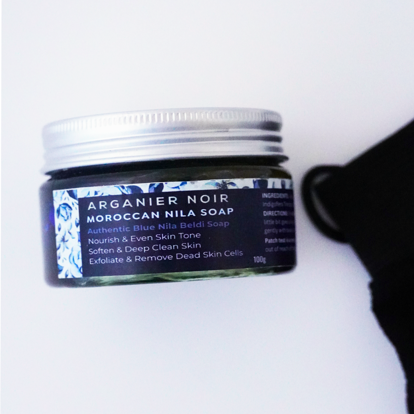 moroccan lack Soap with Nila